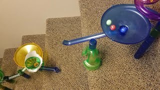 HUGE 2 Story Marble Race WITH COMMENTARY!