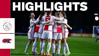 Two goals from Leuchter 🔥 | Highlights Ajax Vrouwen - AZ Vrouwen | Azerion Vrouwen Eredivisie
