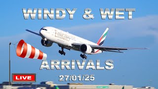 🔴 LIVE WINDY \u0026 RAINY Plane Spotting! at Dublin Airport 27/1/25 7:30 am #live #airport