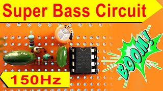 subwoofer low pass filter circuit । 4558 bass filter circuit । super bass circuit । low pass filter