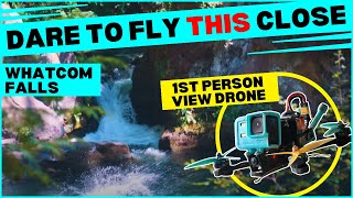 Whatcom Falls Park First Person View Drone Aerial Tour | Bellingham Washington