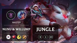 Nunu \u0026 Willump Jungle vs Xin Zhao - KR Master Patch 9.2