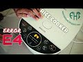 E-4 Error Code Solution | Digital Rice Cooker | PHILIPS | Maneira Simples