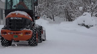 ＺＷ40 24 25 シーズン  ホイールローダー除雪 １６🌈  ZW40 24 25 Season Wheel Loader Snow Removal 16    #タイヤショベル