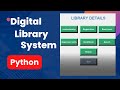 How to Create Library System in Python Full Tutorial Python for beginners#pythonbasic #pythonproject