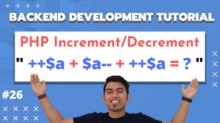 PHP Increment and Decrement Operators in Hindi | PHP Tutorial in Hindi 2020 #26