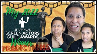 🏆My 2022 SAG AWARDS Winner Predictions! // 28th Annual Screen Actor Guild
