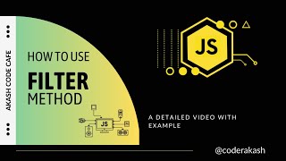 Array FILTER method in Hindi | Javascript | Detailed example