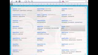 Greek English Dictionary \u0026 Translator for iPad by BitKnights