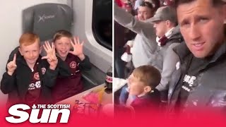 Devastated Hibs fan takes Hearts daft son to Scottish Cup Final after promise -  result is hilarious