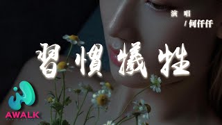 何仟仟 - 習慣犧牲『習慣了犧牲之後無法洗清這污垢，原來他所有人都接受。』【動態歌詞 | Pinyin Lyrics】【AWALK MUSIC】