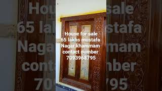 house for sale 65 lakhs mustafa nagar khammam