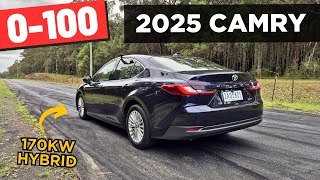 2025 Toyota Camry Hybrid review: 0-100 \u0026 POV test drive