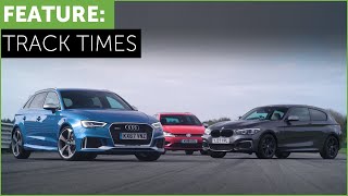 What's the fastest hot hatch on track? BMW M140i? Audi RS3? VW Golf R? w Tiff Needell