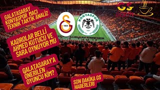 AHMED KUTUCU VE SARA OYNAYACAK MI | GALATASARAY'IN OYUN PLANI NE | CİMBOM'A ÖNERİLEN OYUNCU KİM