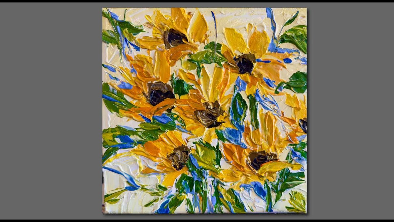 Sunflower Acrylic Painting Kit
