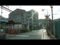 【踏切】三井寺駅前踏切　京阪大津線　別所～三井寺