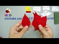 abc tv how to make poinsettia paper flower from crepe paper craft tutorial