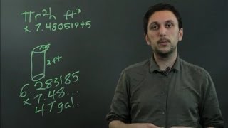 How to Convert Cylinders to Gallons : Triangles & Conversions in Math
