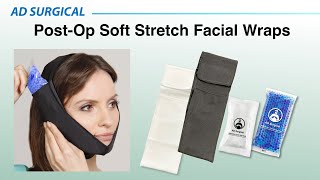 AD SURGICAL Soft Stretch Facial Wraps