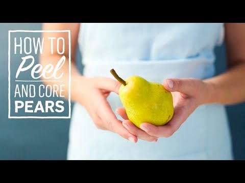 How to peel and core pears How to peel and core pears