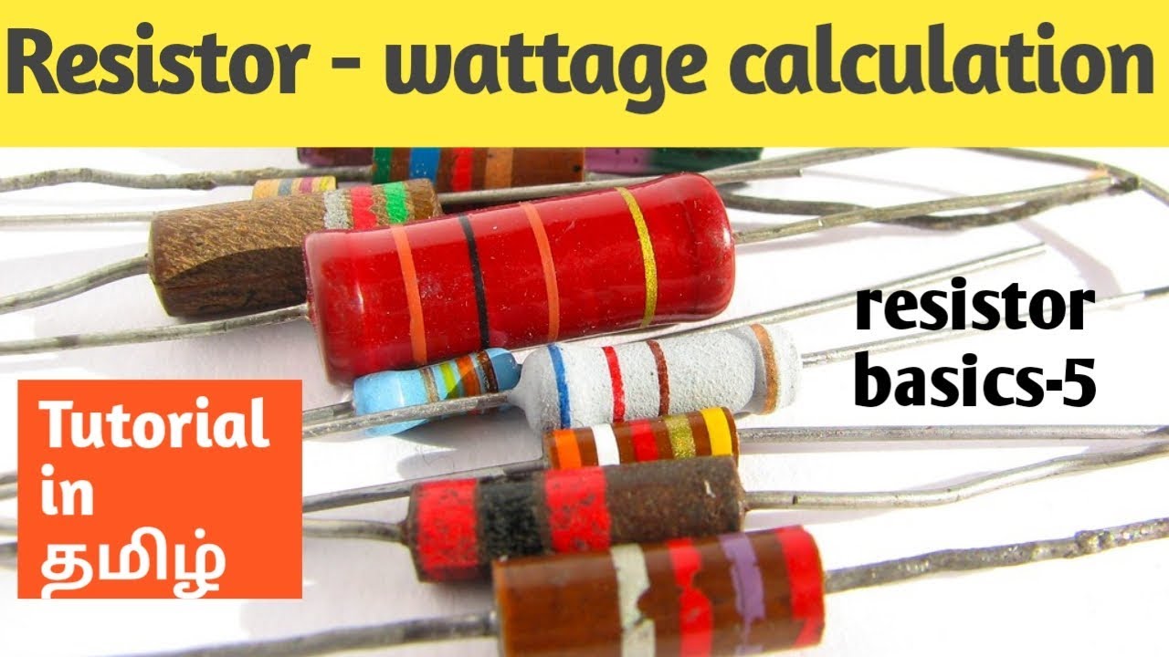 How To Calculate The Power Rating / Size Of Resistor? - YouTube