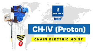 INDEF CH IV - Proton - Chain Electric Hoist