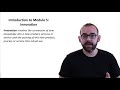 5.0 Introduction to Module 5: Innovation