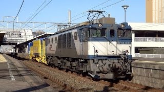 JR貨物 マルチプルタイタンパー(マルタイ) 甲種(9872レ EF64-1047)① 刈谷駅