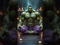 muscular hulk is doing penance. 🤫🤑 ai marvel aiviral aivideo aivideogenerator