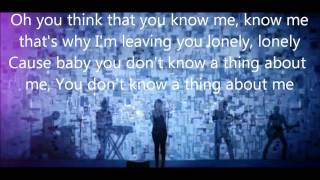 Kelly Clarkson - Mr Know It All (Lyrics)