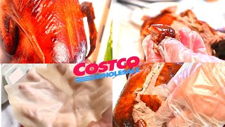 Costco的新鲜鸭子又出现了｜做脆皮烤鸭只需这两种常见腌料｜零失败的鸭饼最简单做法