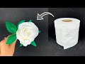 DIY Rose Flower from Tissue Paper. ดอกกุหลาบ จากกระดาษทิชชู่