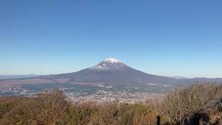 富士山と箱根の雲海がよく見えた金時山（2023年11月16日）