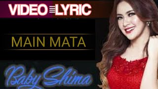 Baby Shima - Main Mata (Official Video Lyrics) #lirik