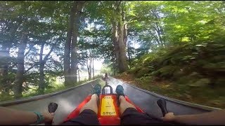 Testing toboggan speed theory in Karpacz