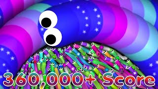 Slither.io A.I. 360,000+ Score Epic Slitherio Best Gameplay! #8