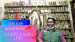 Kolektor Bambu Unik Asli Alami