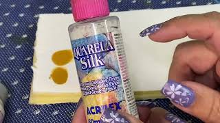 Acuarela silk, Incoloro y Diluyente, de Acrilex diferencia y modo de aplicación por Miss DORYLU