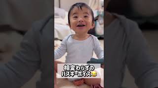 【生後9ヶ月】朝からご機嫌に遊ぶはるぴょん♪#shorts #baby #babyboy #赤ちゃん #子育て #はるぴょんの日常