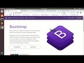 Bootstrap 4 Tutorial #1- Installing, Reboot, Content, Typography, Images, Table