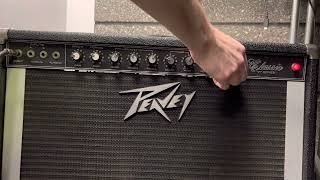 I try and get a clean sound out of a Peavey Classic VT.