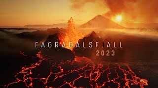 Volcano Eruption ICELAND 2023 | DJI Mavic 3 classic