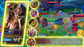 NATALIA YELLOW TANK BUILD! IT TAKES FIVE TO KILL ME😂! | MLBB