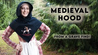 Make An Easy Medieval Hood (Skjoldehamn grave find pattern)