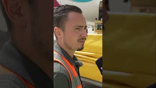 Flugabfertigung mit dem Ramp Agent am #flughafen Stuttgart