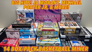 *BIG HITS! JA MORANT, MICHAEL PORTER JR, & MORE!* 14 Box/Pack Basketball Mixer - 19/20 Immaculate