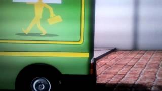 Fireman Sam, mike's van falls into the sea