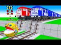 電車アニメ | Railway Crossing | 電車アニメ | railroad crossing fumikiri train #1