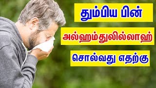 தும்பிய பின் அல்ஹம்துலில்லாஹ் சொல்வது எதற்கு | Tamil Muslim Tv | Tamil Bayan | islamic Tamil Bayan